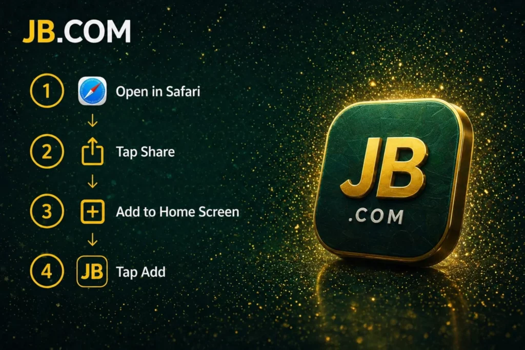 JB.COM Download App on iOS